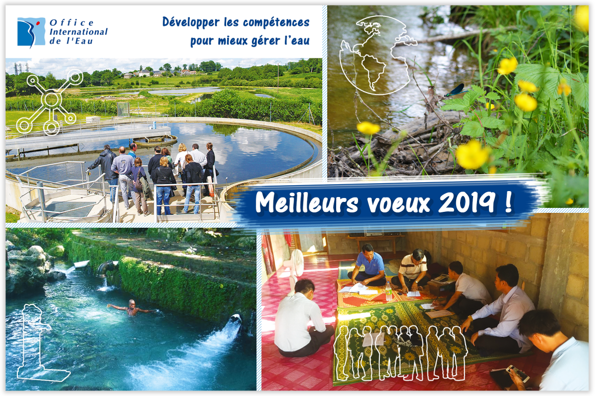 Office International de l'Eau - Meilleurs voeux 2019 !